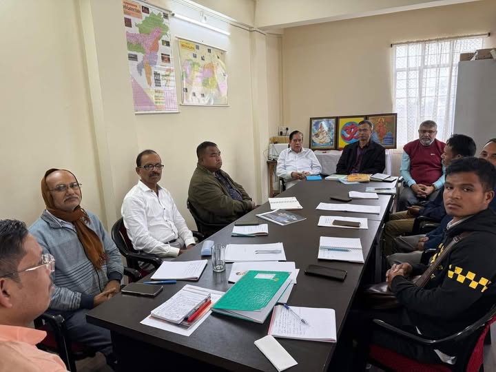 Meghalaya Shiksha Samiti leaders during the two-day annual planning meeting at Prant office, Shillong